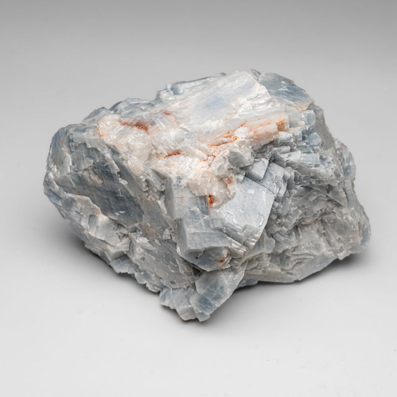 Blue Calcite Crystal Cluster From Mexico (3.4 Lbs)