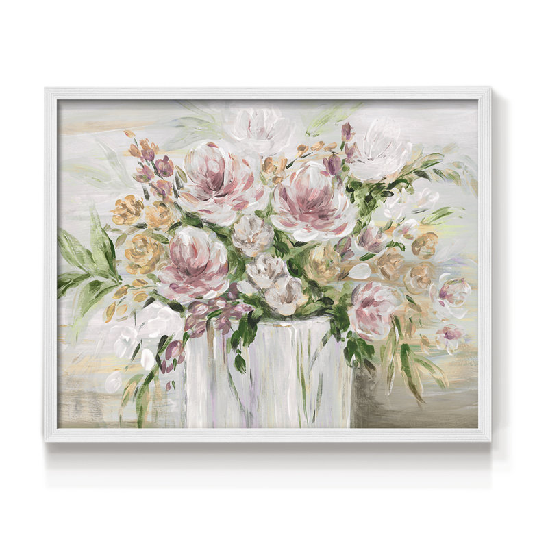 Soirée de printemps - Reproduction encadrée - Restickable, H 8 po x l 10 po, Blanc