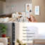 71'' LED Floor Lamp with Tray Table - Dimmable Touch Control, USB Type-C Charging