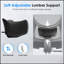 Chaise de bureau ergonomique en filet avec support lombaire réglable, appui-tête et accoudoirs 3D pour un confort et une posture ultimes-878661472