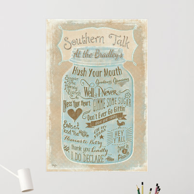 Text & Numbers Wall Decal