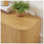 Buffet en bois naturel avec portes cannelées verticales, armoire à vagues moderne et meuble télé pour le salon-1103528838