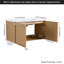  Meuble-lavabo flottant 36 po avec lavabo intégré en chêne clair 36 po-2085008844