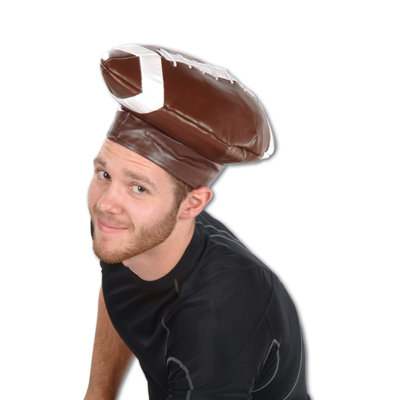 Vinyl Football Hat - Pack of 6