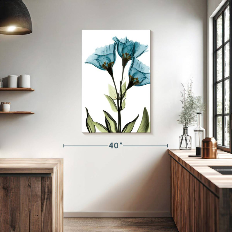Harnek Gentian, 39" H x 26" W