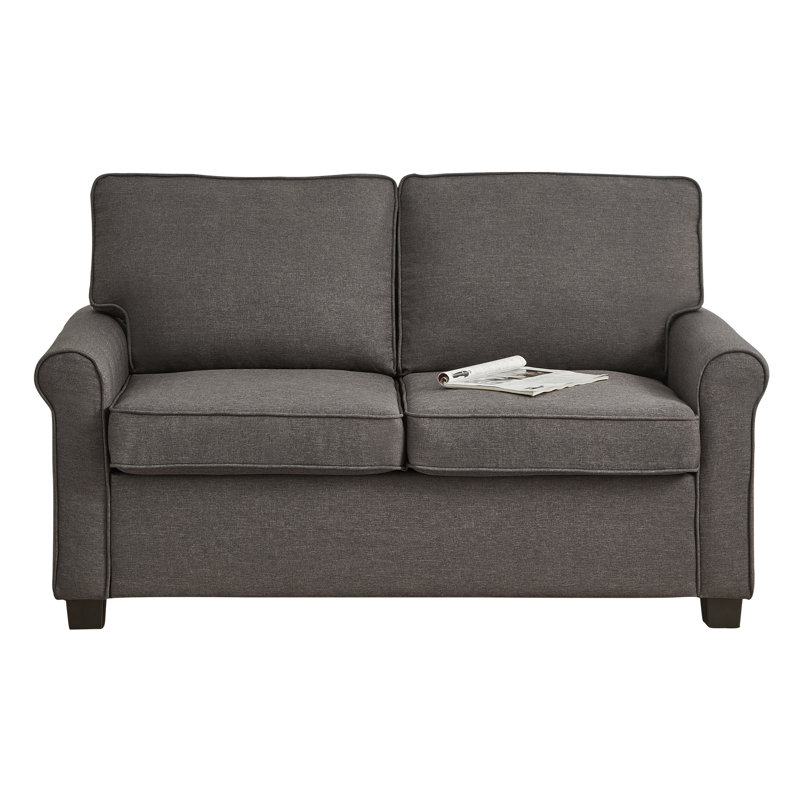 Futon de canapé-lit convertible 3-en-1 57 po, Gris