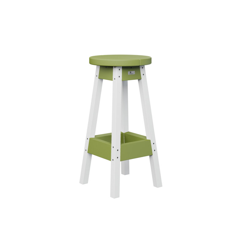 Berlin Gardens Outdoor Bar Stool, Kiwi Green, 30"