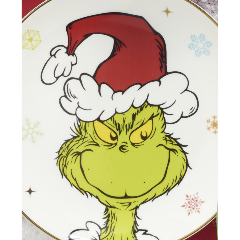 Merry Grinchmas Accent Plates, Set of 4