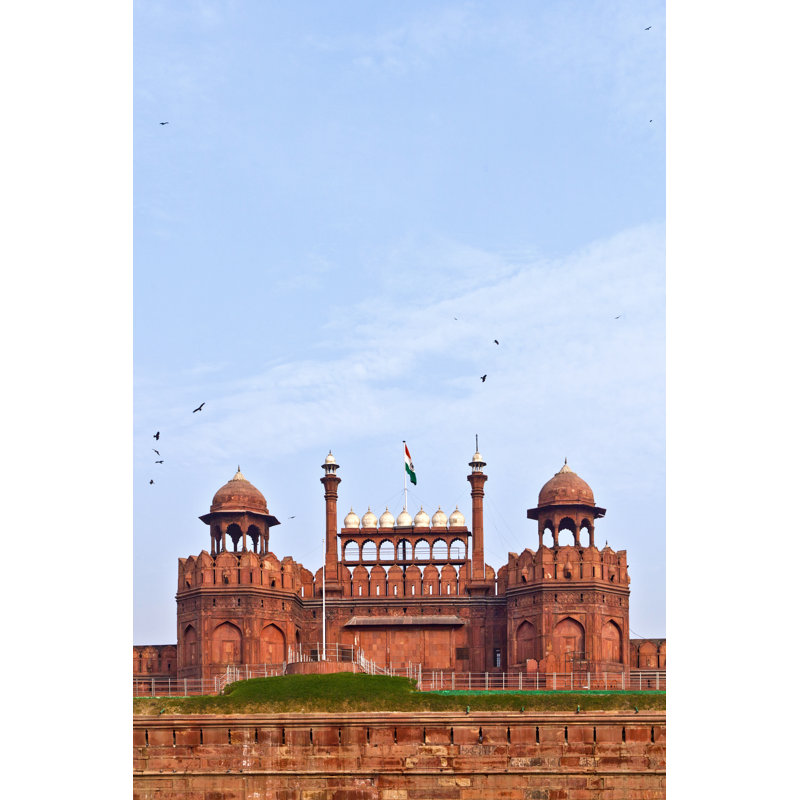 Lal Qila, Red Fort In Delhi - Wrapped Canvas Print, 76cm H x 51cm W