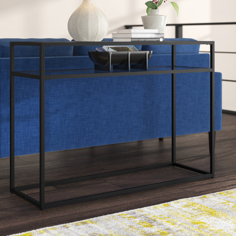 Addison 42'' Glass Top Console Table