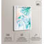 Aquarelle et feuilles de corail Shadowbox, impression murale par Art Remedy, cadre blanc, 24 x 36-819705698-819705705