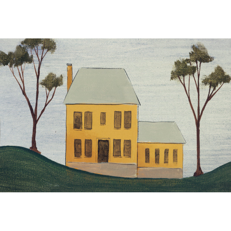 Country Cottage 2 - Wrapped Canvas Painting, 30cm H x 46cm W x 3.8cm D