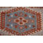 Tapis de couloir géométrique en laine 3x8