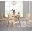 Chaises d'appoint rembourrées 19 "avec pieds en bois cintré Huitt-126349728