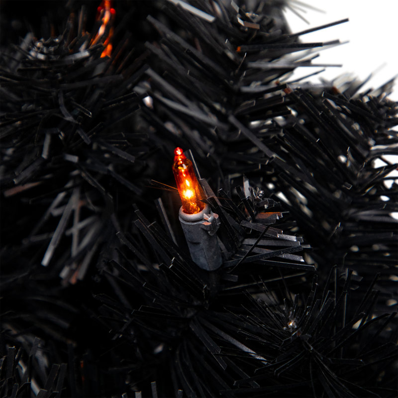 Guirlande d'Halloween artificielle pré-éclairée 24 po