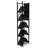Origami Foldable 6-Shelf Classic Stamped Steel Bookcase-16202750