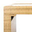 Ensemble repas pour 6 personnes en osier avec table rectangulaire Weisser-771099374-719427782