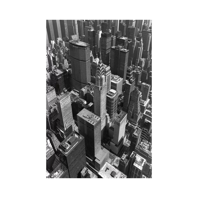 Chrysler Building And Midtown Manhattan by Christopher Bliss - Wrapped Canvas Print, 20.32 cm H x 30.48 cm W