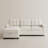 L-Shaped Sleeper Sectional Sofa With Hidden Storage-2086731402