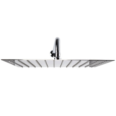 Pomme de douche à pluie haute pression carrée 16 po