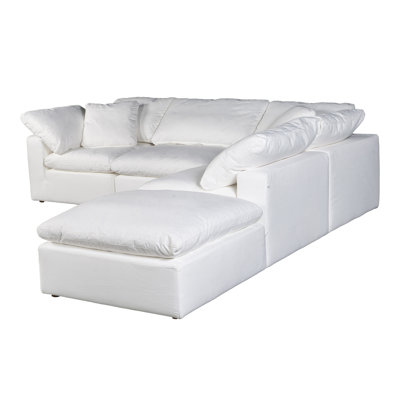 Terra Condo Dream Modular Sectional Livesmart Fabric Cream