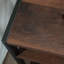 Side Table/Night Stand, Brown finish