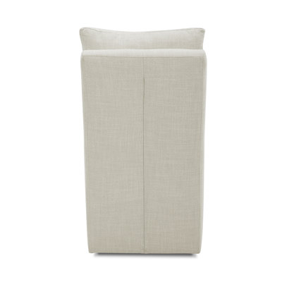 Alayaa Upholstered Side Chair with Casters