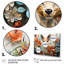 " Coral Blue Line Art Whimsical Animals "-2007610411-2007610421
