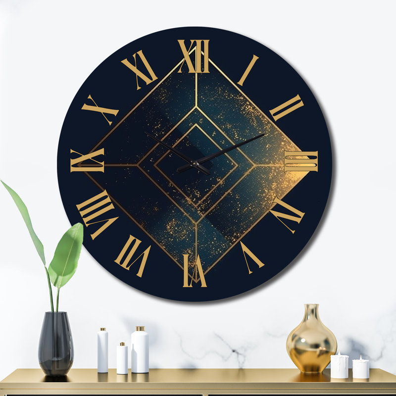 Horloge murale en métal, Très grand