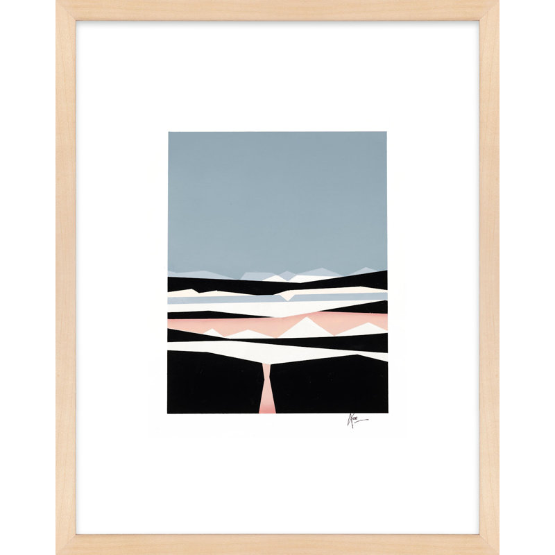 Waites 18 par Lee Lessem - Impression sur papier encadrée, Encadrement brun, H 20 po x l 16 po x P 1,25 po