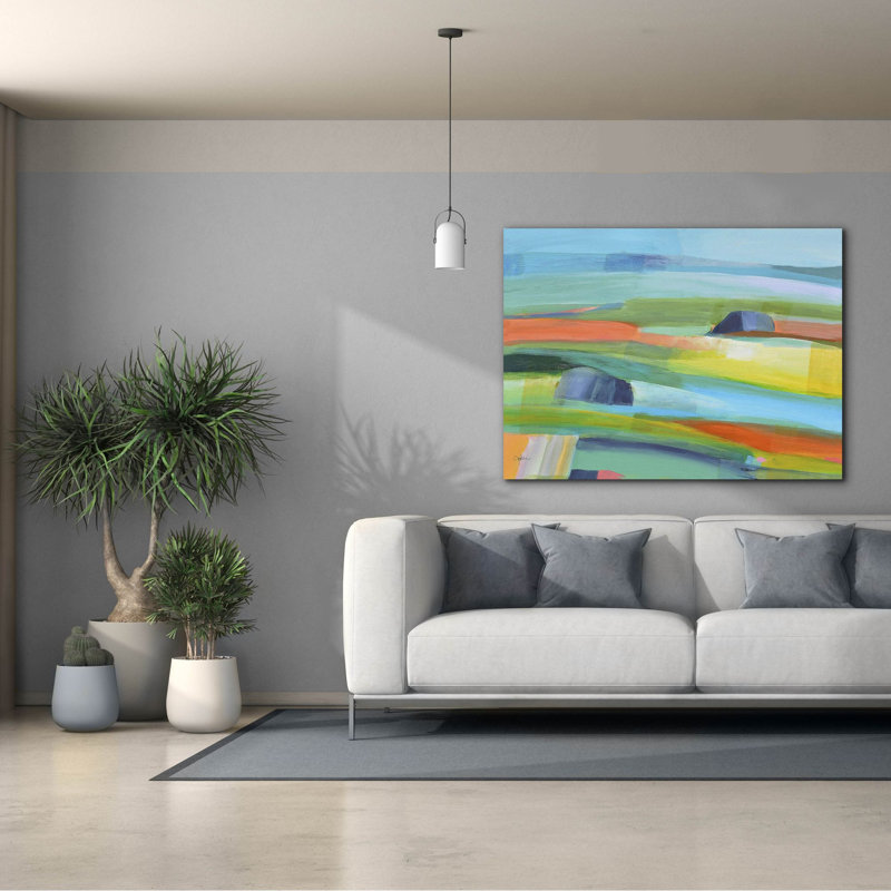  «Drifting Horizons No. 2» par Jan Weiss, art mural sur toile, 54 po x 40 po