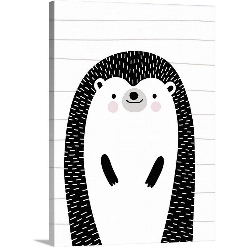 « mixed pattern », art hedgehog Shepardson, Toile tendue, H 24 po x l 18 po x P 1,25 po