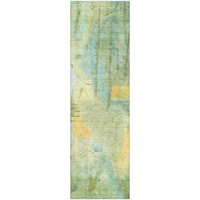 Premium Machine Washable Mayfield AMF2032 Abstract Rug