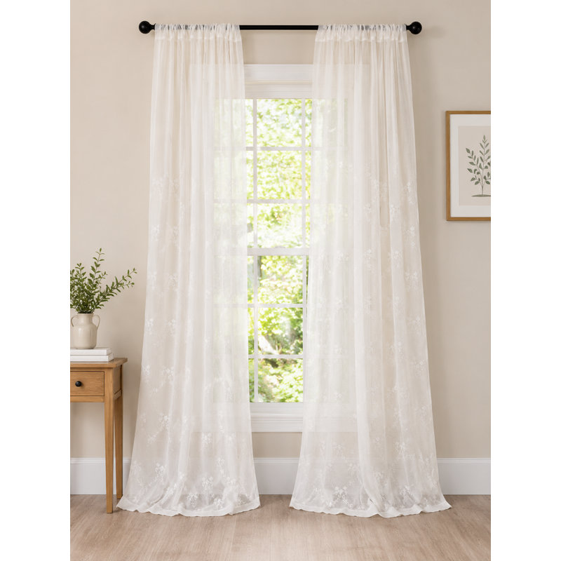 Ailani Sheer Curtain, 54" W x 120" L