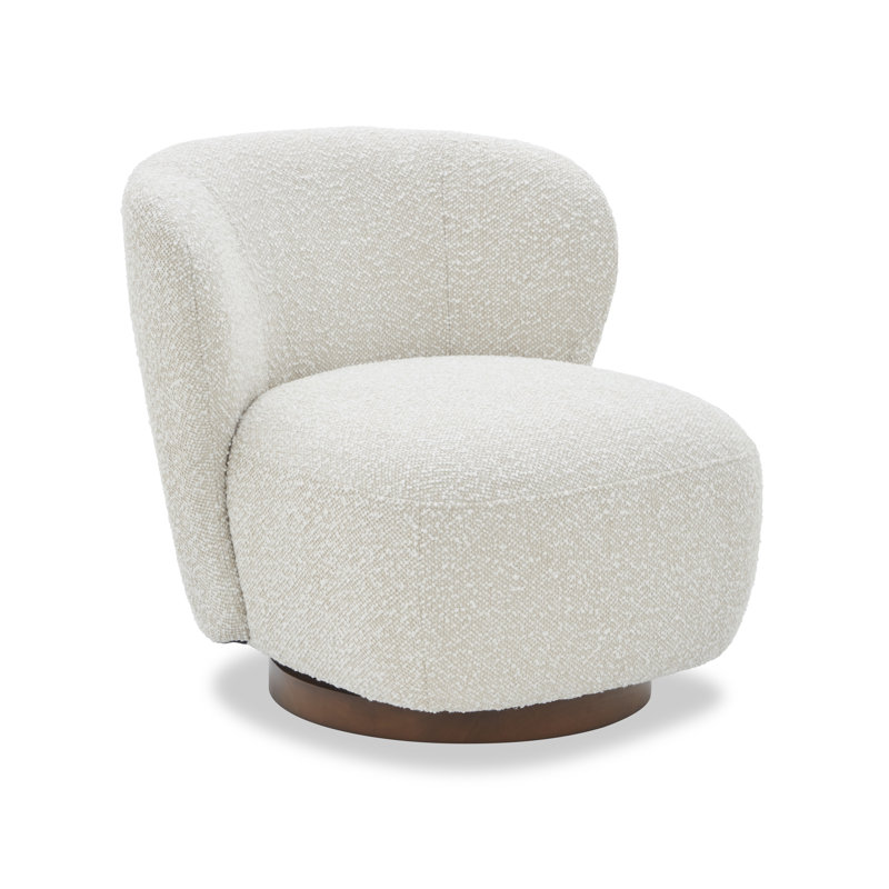 Chaise pivotante Zola perle