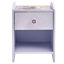 Disney Frozen Bedside Table: Sturdy Engineered Wood Construction featuring a 2-tier Design for Ample Storage, Small Side Table with Drawer and Storage Shelf for Kid's Bedroom