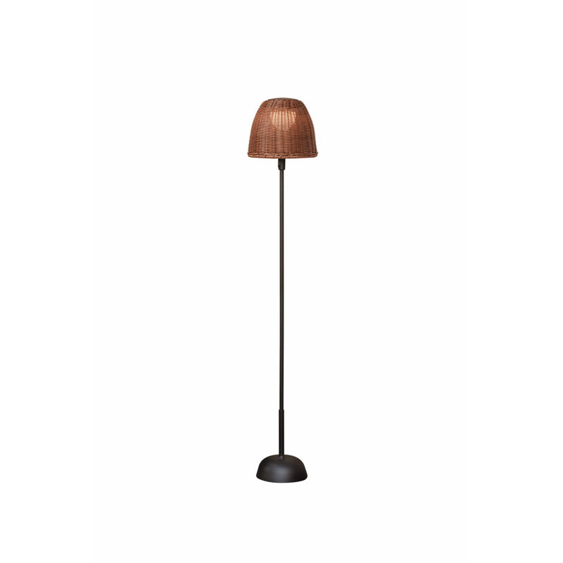 Atticus LED Floor Lamp, Brown, Graphite Brown