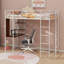Lit mezzanine pour enfants avec 2 tablettes et 1 bureau Gatland-1346974023-1346974021