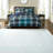 All Season Microfiber Bedding Sets, Navy Comforter, Modern Style For Home