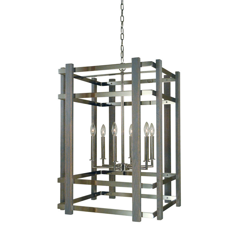 Markleeville 6 - Light Square / Rectangle Chandelier