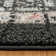 Tapis en polypropylène noir Maia Dov