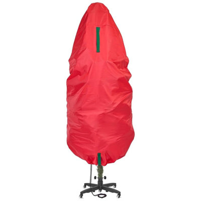 Christmas Tree Storage Bag Christmas Tree Storage Cover With Zipper Adjustable Straps Tear Storage Christmas Tree  Cover For Foot Assembled Christmas