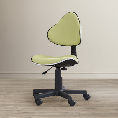  Fabric Swivel Ergonomic Task Office Chair with Upholstered Back and Seat