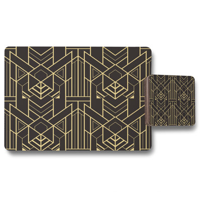 Hildreth Wood Geometric Placemat