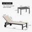 Ensemble de chaises longues inclinables 74,02 po-68745286