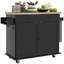 Îlot de cuisine avec rangement (tabouret non inclus)