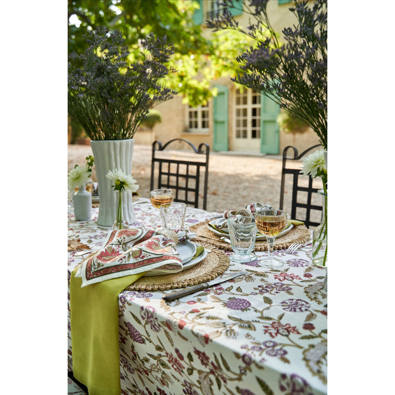 Louise Tablecloth - Multicolor - 59" x 86", 106" L x 71" W