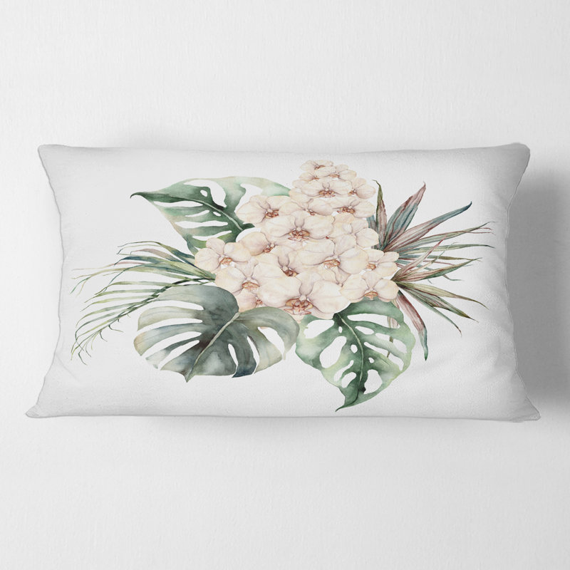Floral Throw Pillow