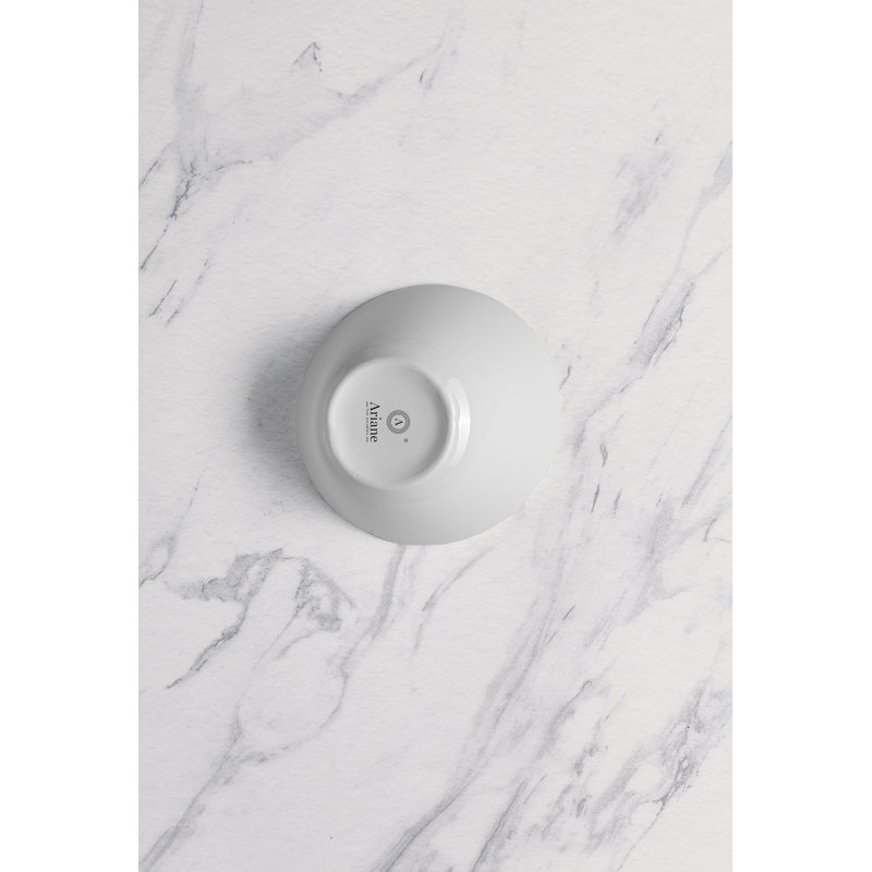 PRIME IVORY Premium Porcelain Prime Non Stackable Angular Bowl, 17oz