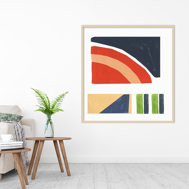 Geometric Games I by Tom Reeves, 41" H x 39" W x 1" D, Natural